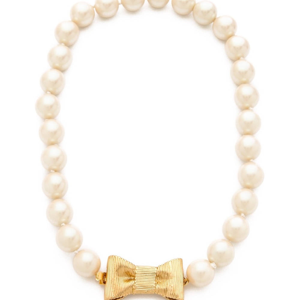 kate spade new york - all wrapped up in pearls short necklace - Picture 1 of 9